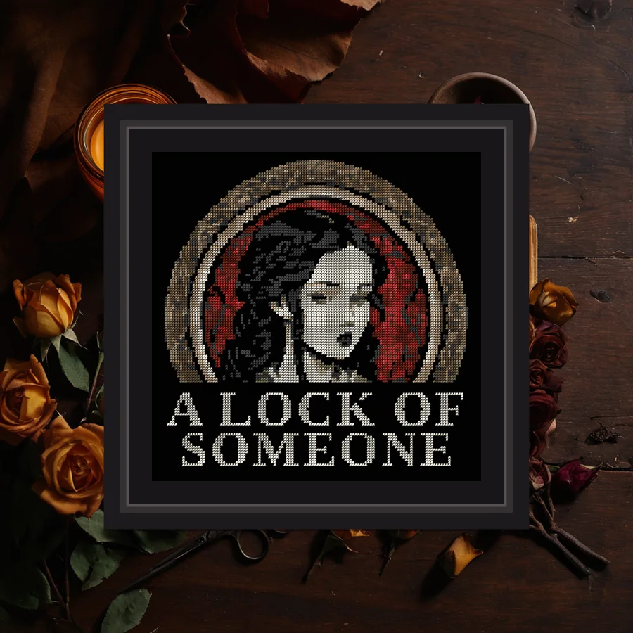A Lock Of Someone cross stitch pattern