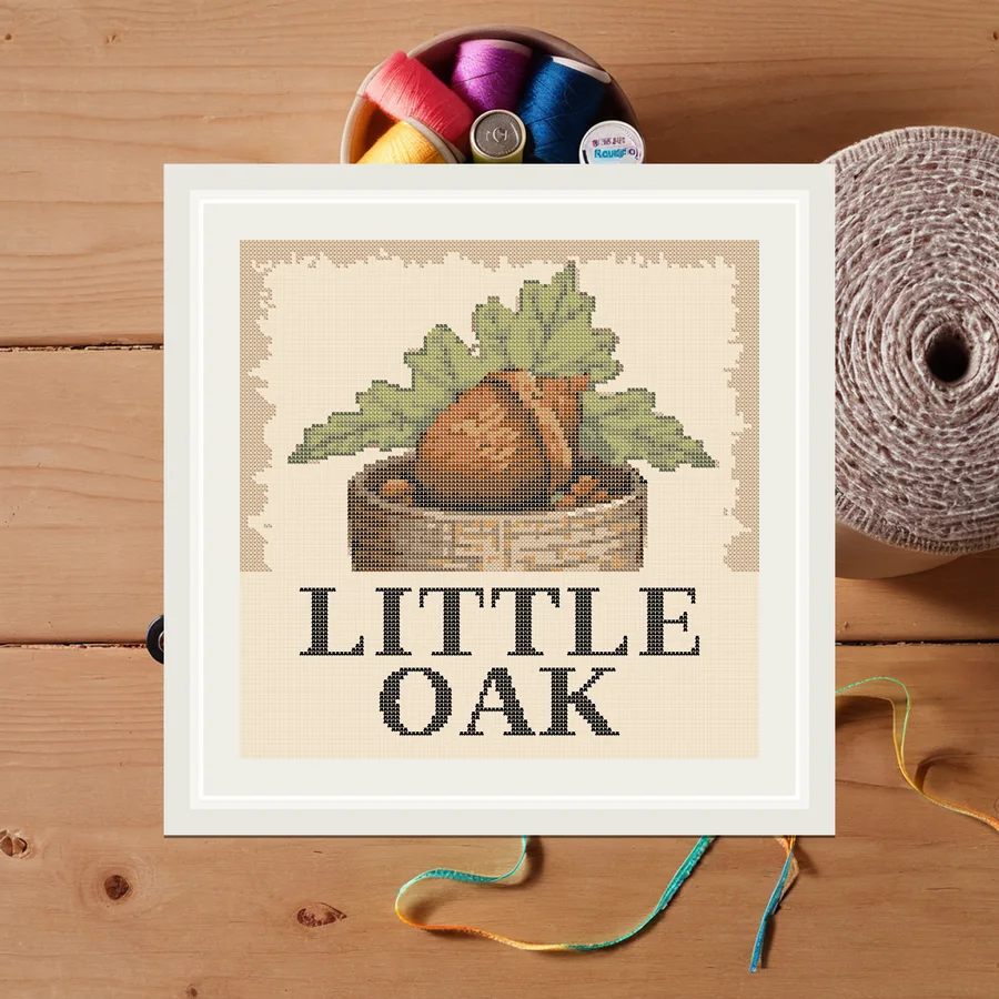Little Oak cross stitch pattern