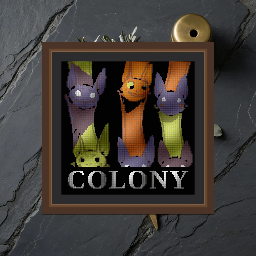 Colony cross stitch pattern