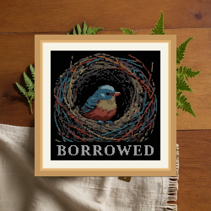 Borrowed cross stitch pattern