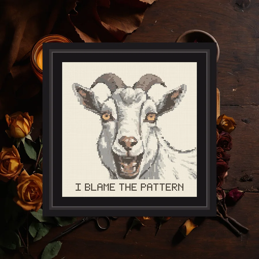I Blame The Pattern cross stitch pattern