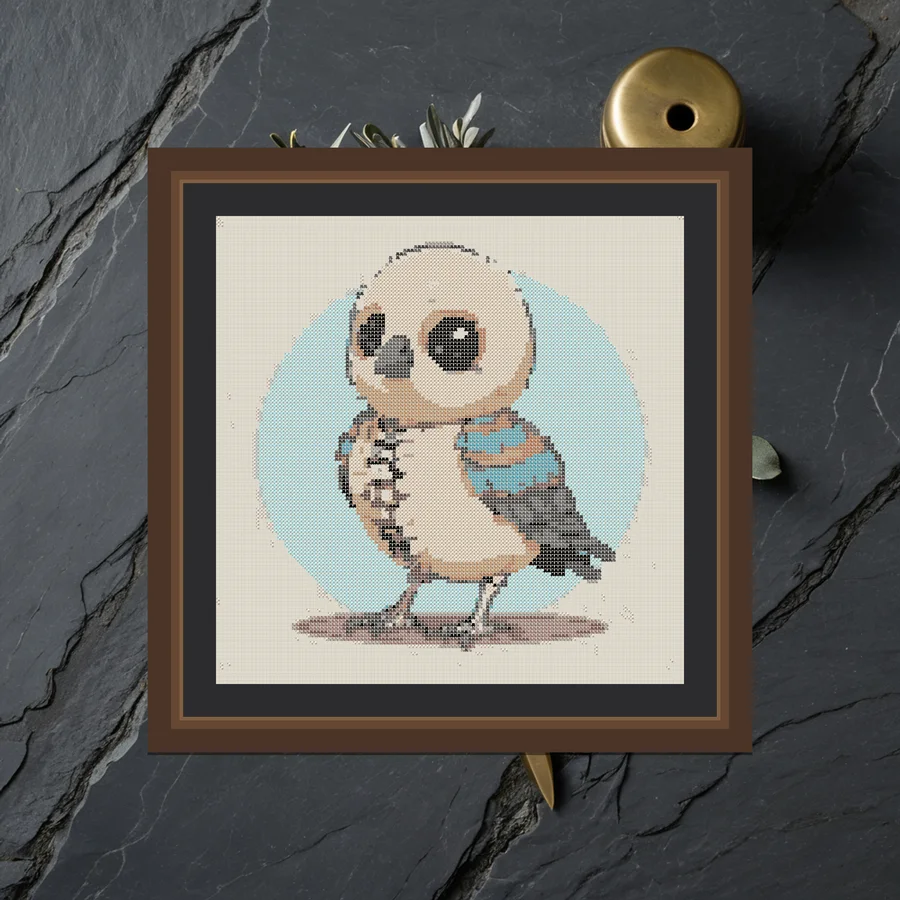 Bone Bird cross stitch pattern