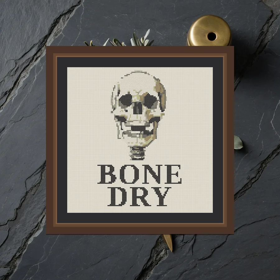 Bone Dry cross stitch pattern
