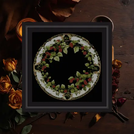 Bramble Arch cross stitch pattern