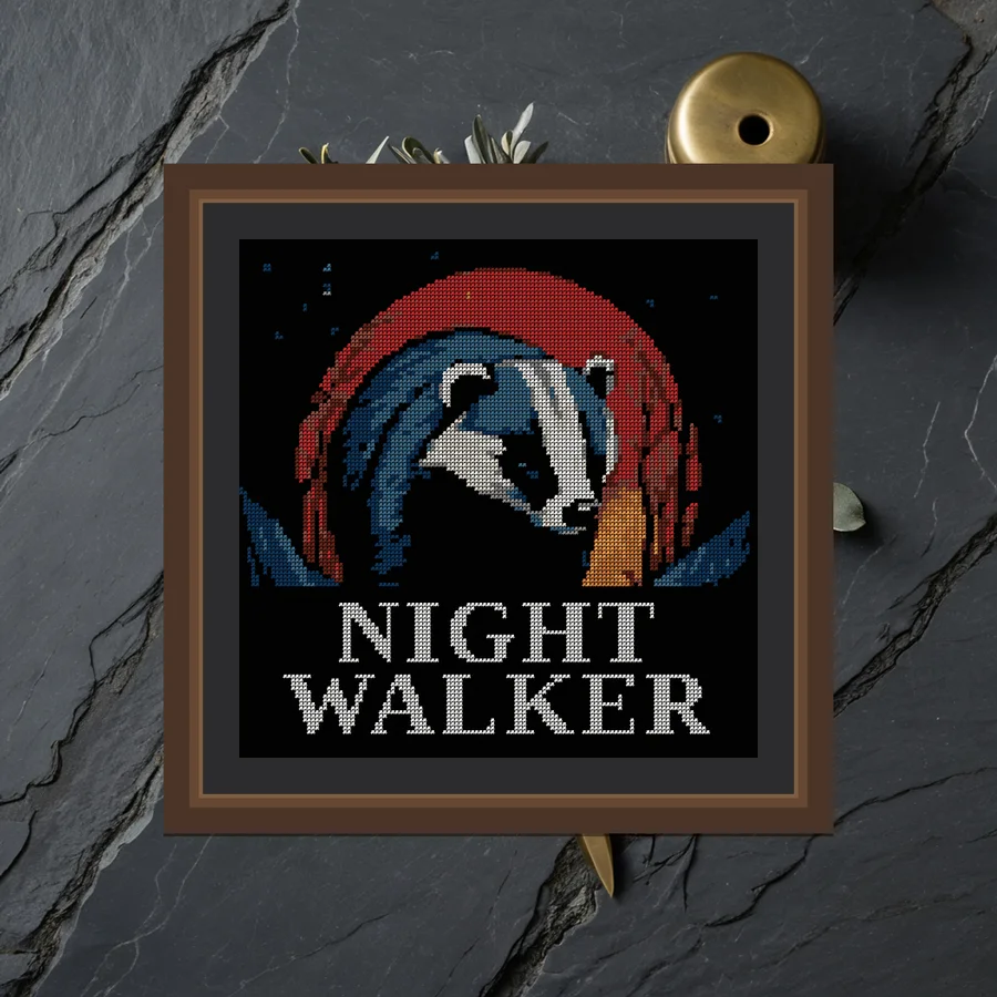 Night Walker cross stitch pattern