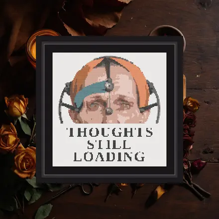 Thoughts Still Loading cross stitch pattern