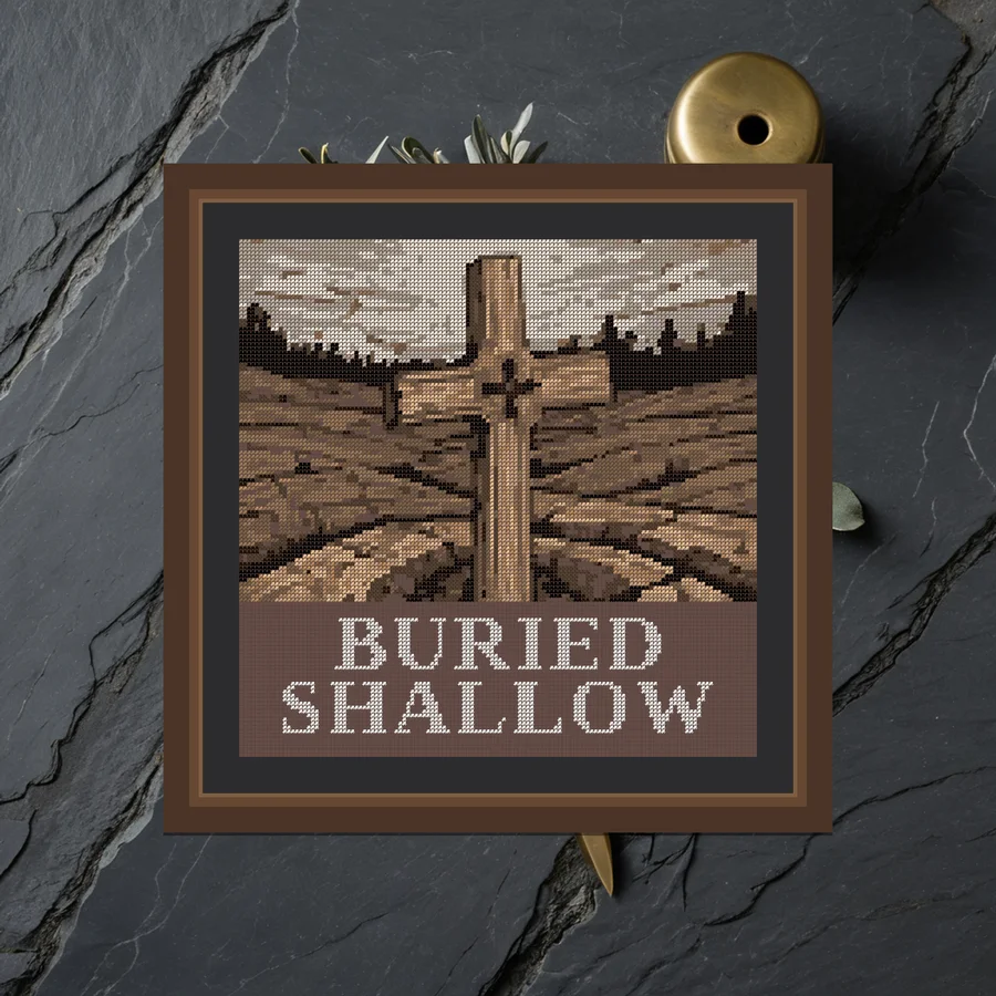Buried Shallow cross stitch pattern