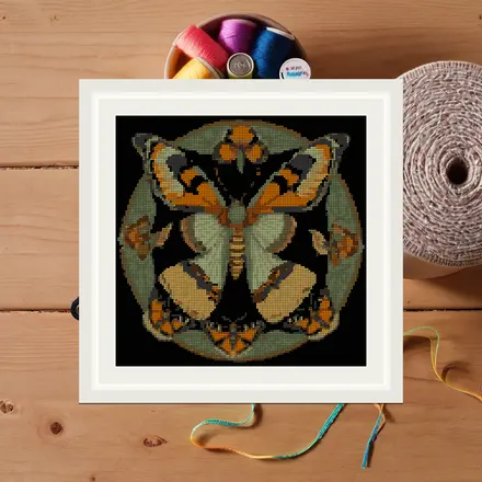 Butterfly Specimen Case cross stitch pattern