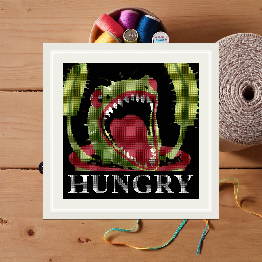 Carnivore cross stitch pattern