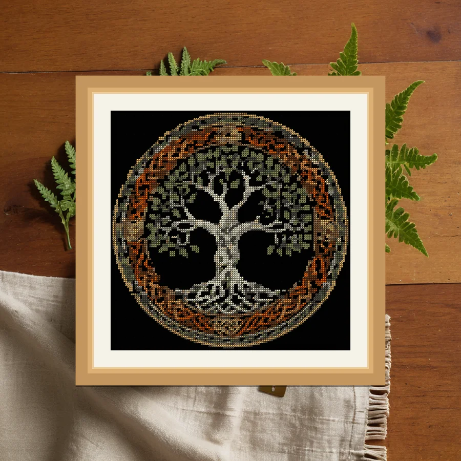 Celtic Tree Of Life cross stitch pattern