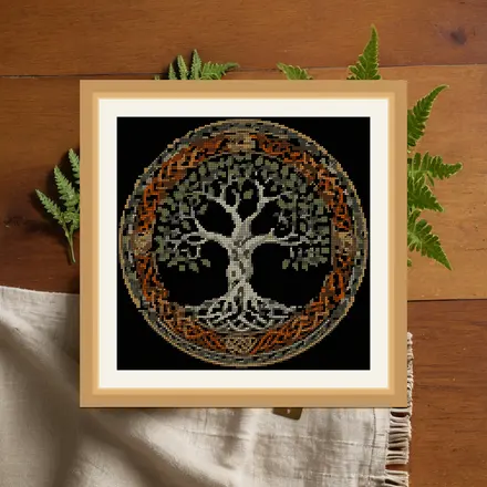 Celtic Tree Of Life cross stitch pattern