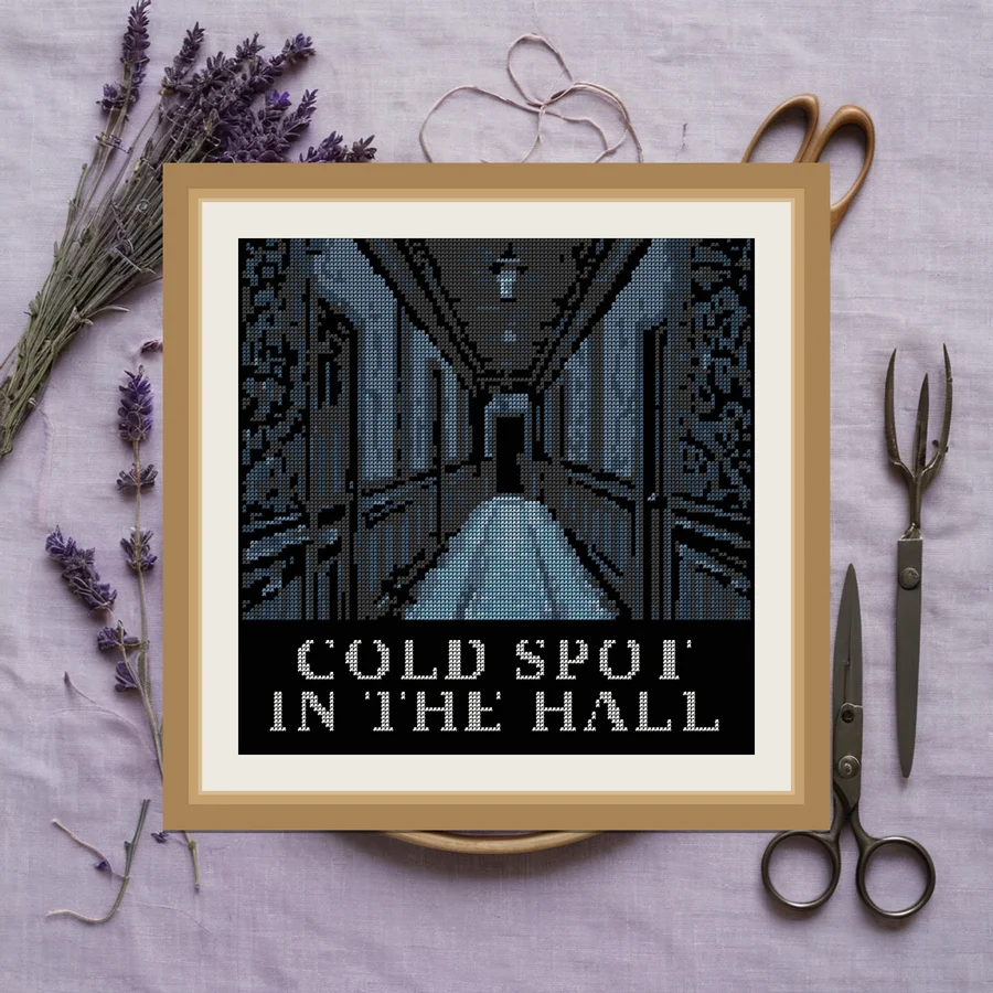 Cold Spot In The Hall cross stitch pattern