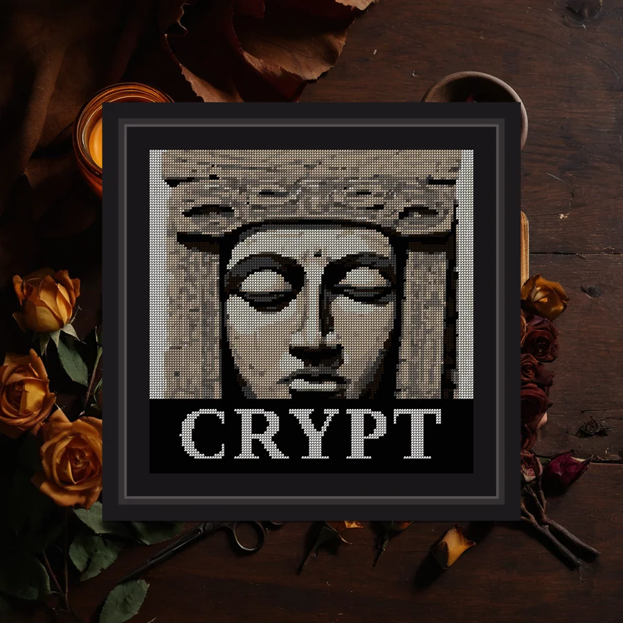 Crypt cross stitch pattern