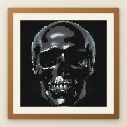 Crystal Skull cross stitch pattern
