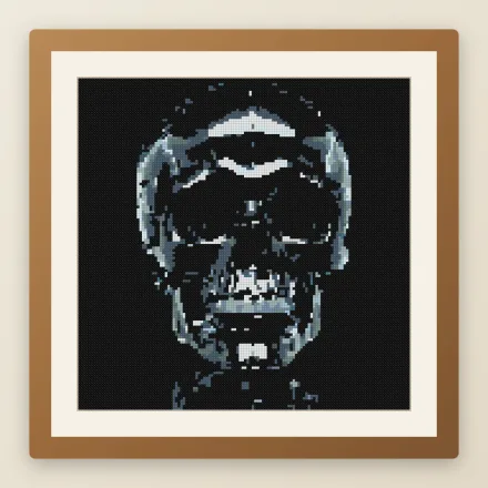 Crystal Skulls cross stitch pattern