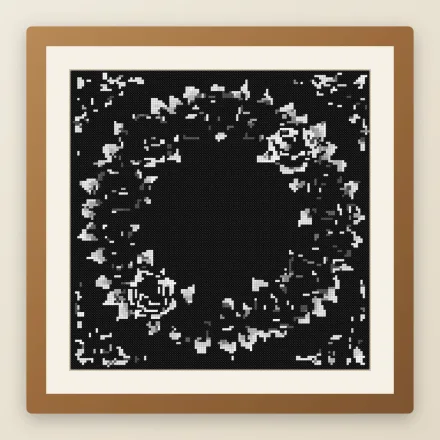 Dark Thorn Crown cross stitch pattern