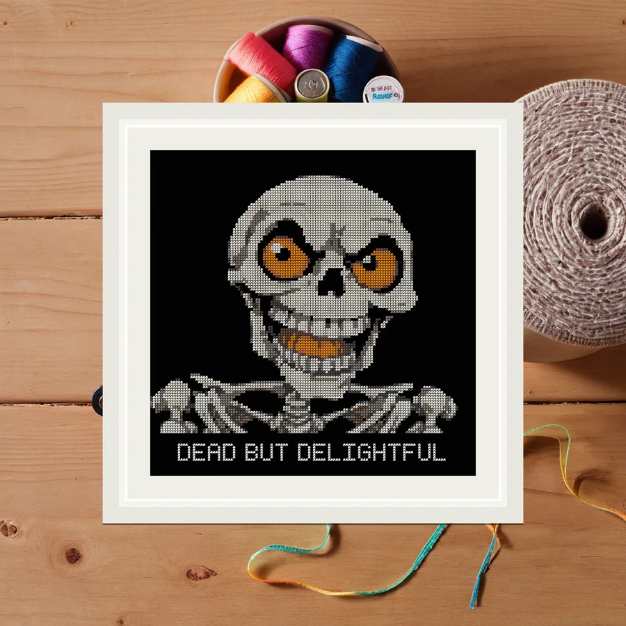 Dead But Delightful cross stitch pattern