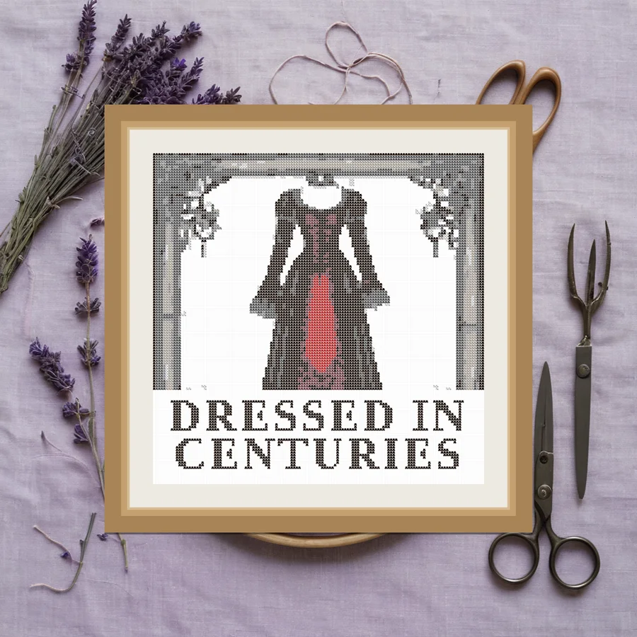 Dressed In Centuries cross stitch pattern