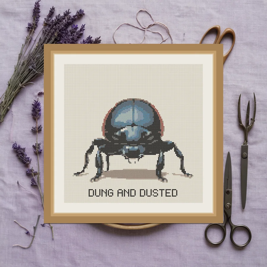 Dung And Dusted cross stitch pattern
