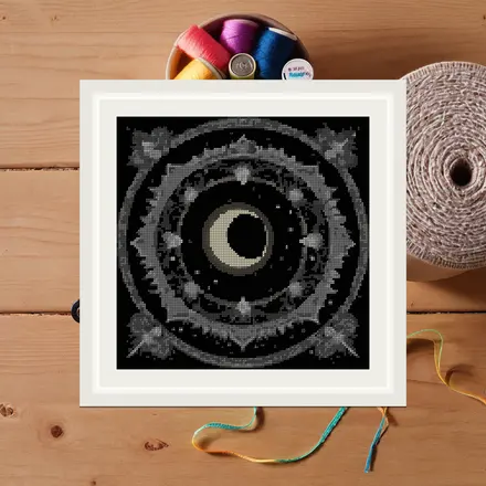Eclipse Ring cross stitch pattern
