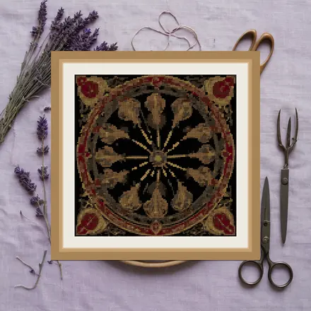 Eight Of Wands cross stitch pattern
