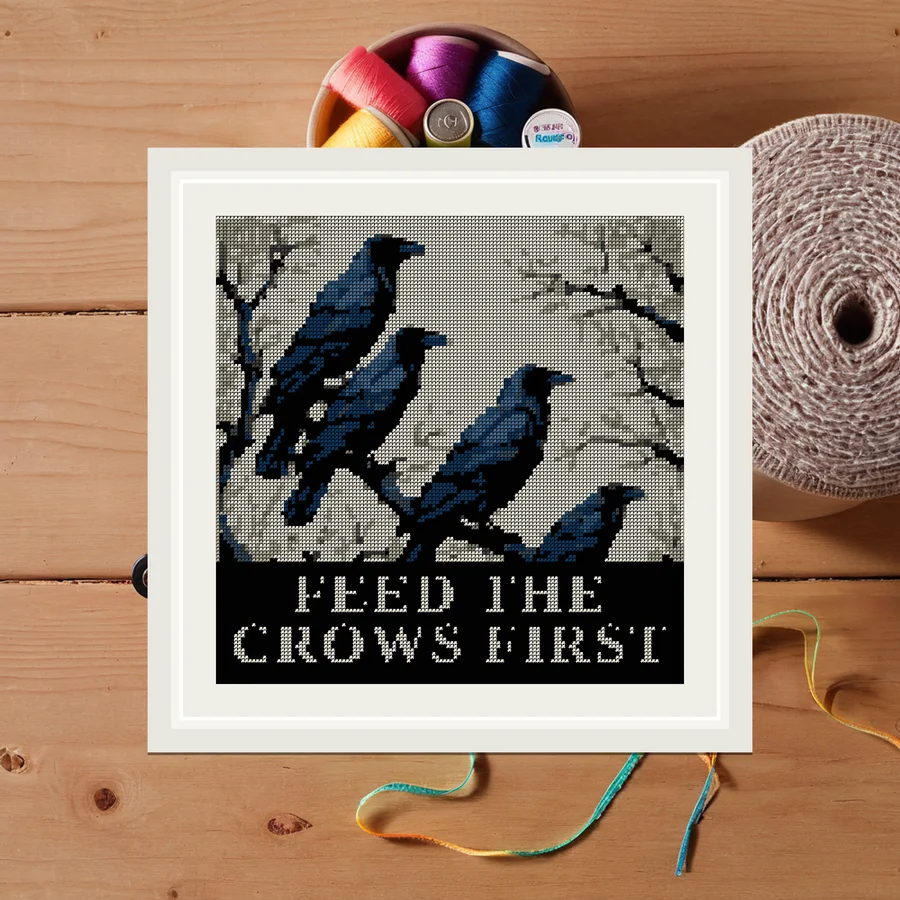 Feed The Crows First cross stitch pattern