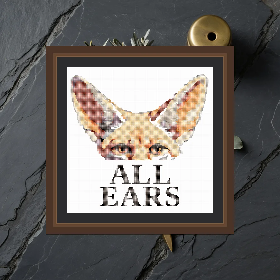 All Ears cross stitch pattern