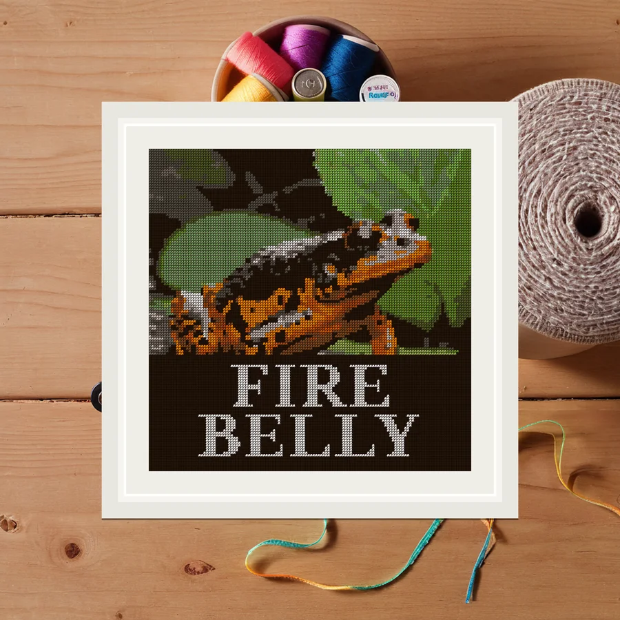 Fire Belly cross stitch pattern