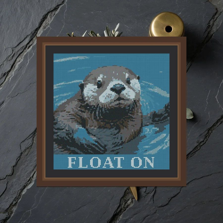 Float On cross stitch pattern