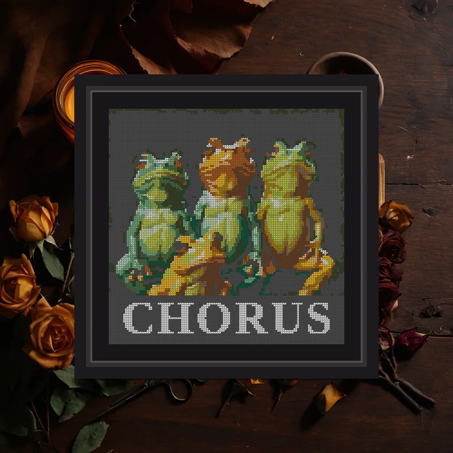 Chorus cross stitch pattern