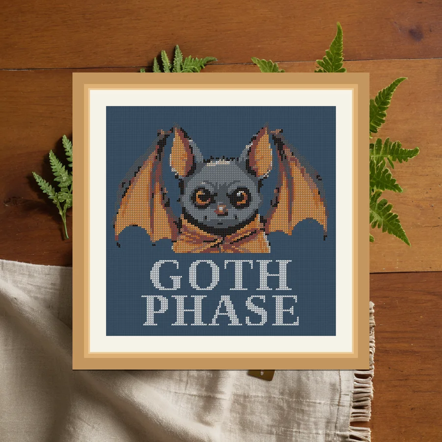Goth Phase cross stitch pattern