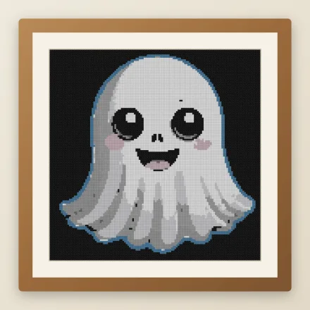 Gothic Ghostlet cross stitch pattern