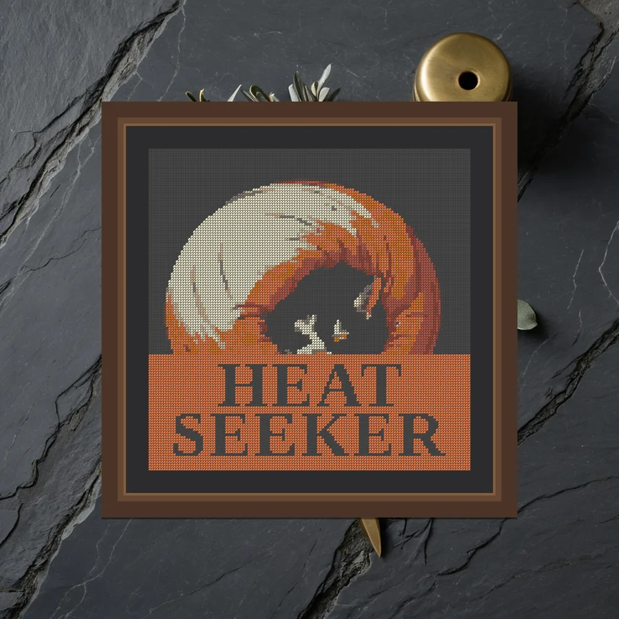 Heat Seeker cross stitch pattern