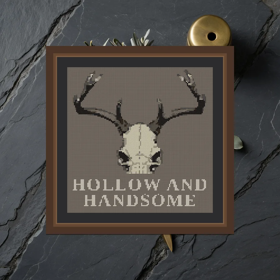 Hollow And Handsome cross stitch pattern