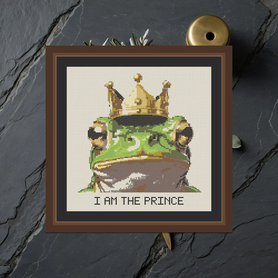 I Am The Prince cross stitch pattern