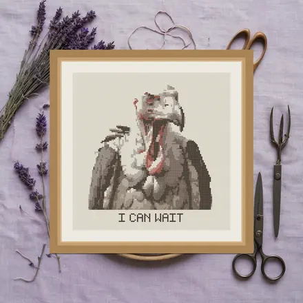I'll Wait cross stitch pattern