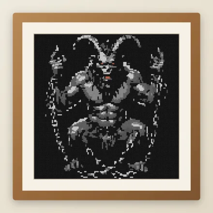 Krampus' Chain cross stitch pattern