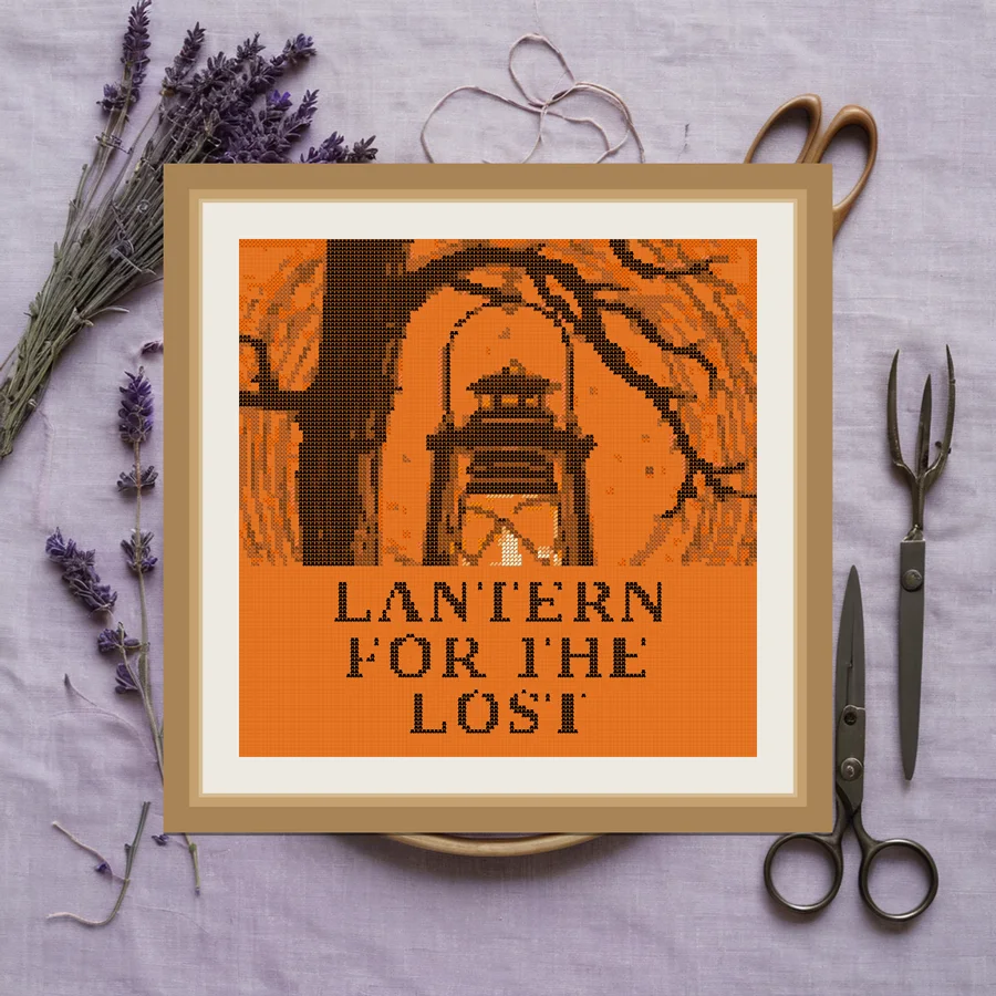 Lantern For The Lost cross stitch pattern