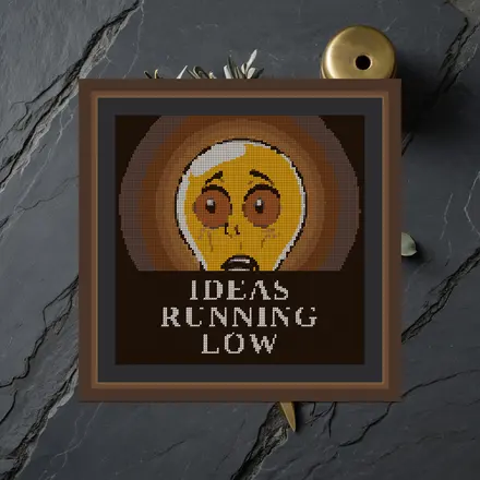 Ideas Running Low cross stitch pattern