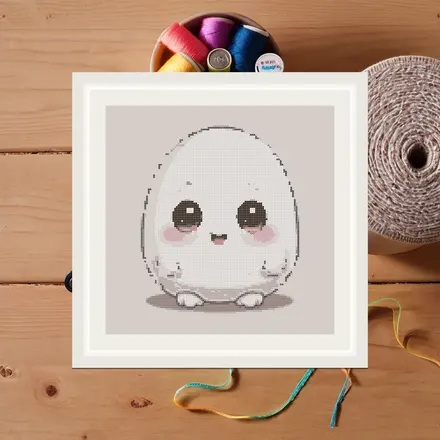 Little Ghost cross stitch pattern