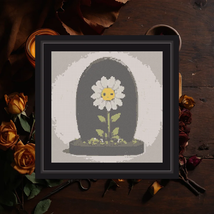 Little Headstone cross stitch pattern