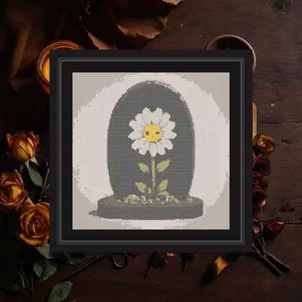 Little Headstone cross stitch pattern
