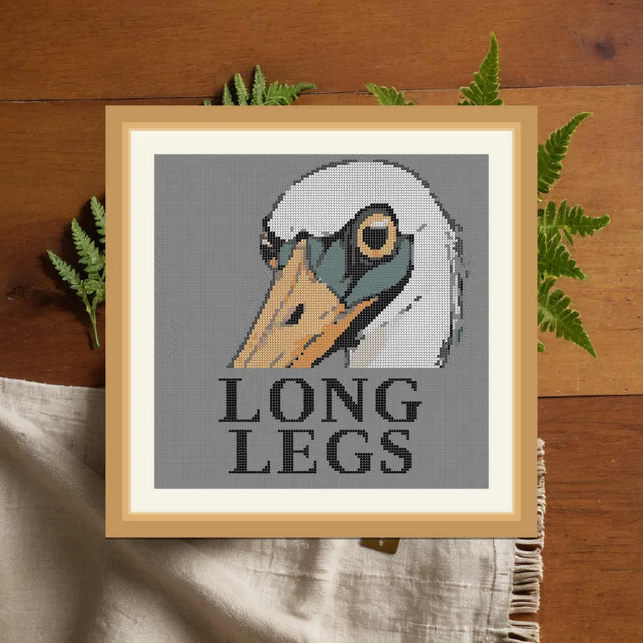 Long Legs cross stitch pattern