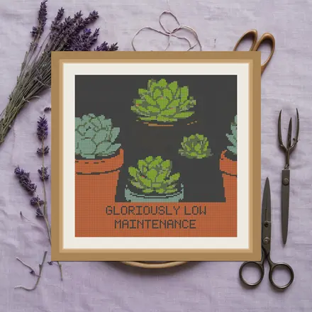 Low Maintenance cross stitch pattern