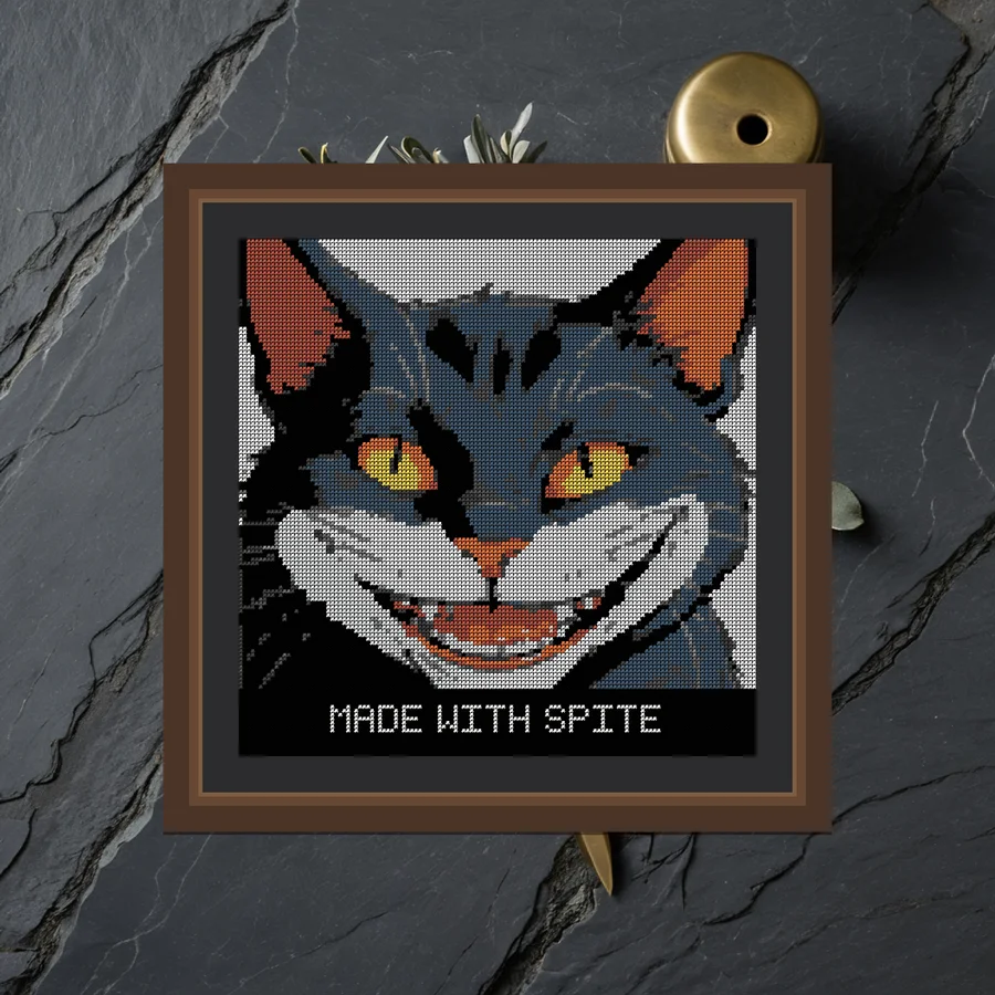 Made With Spite cross stitch pattern