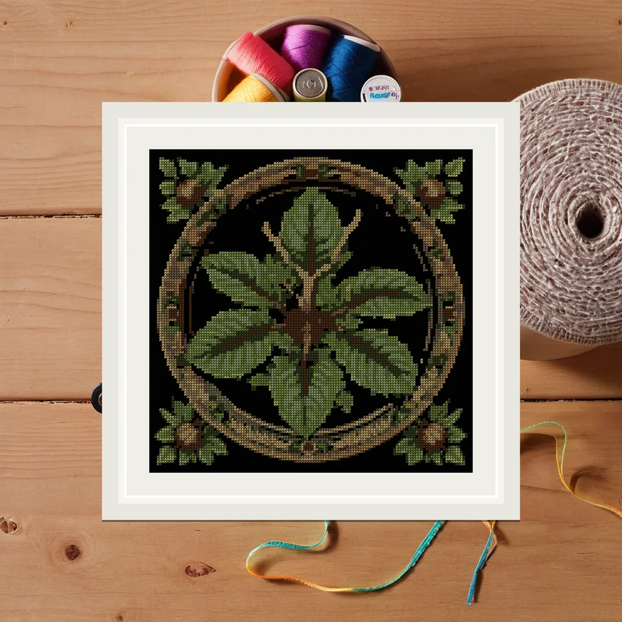 Mandrake Root cross stitch pattern