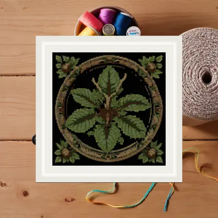 Mandrake Root cross stitch pattern