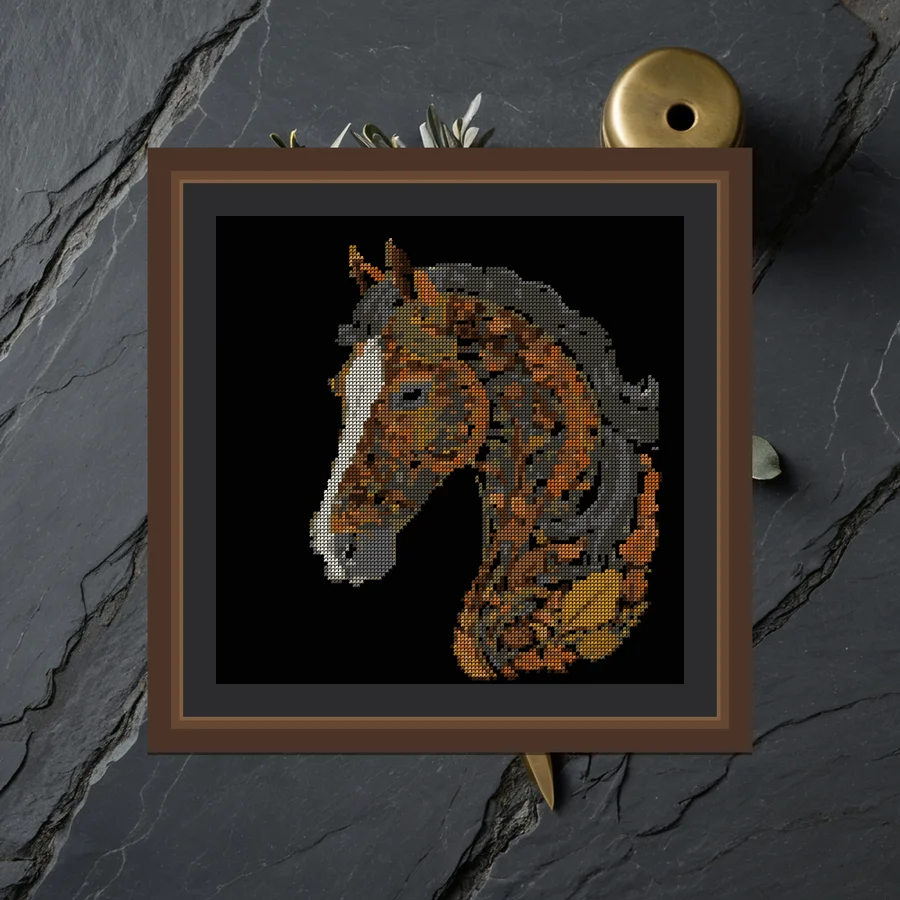 Mare And Mist cross stitch pattern