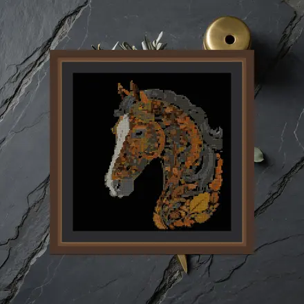 Mare And Mist cross stitch pattern