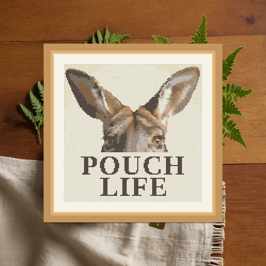 Pouch Life cross stitch pattern